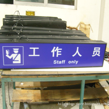 Neon Double Sided Sign Light Box